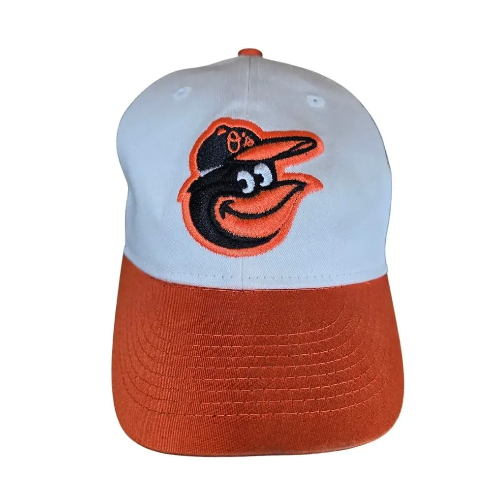 Team MLB Baltimore Orioles Hat OC Sports Strapback Hook Loop Baseball Cap YOUTH